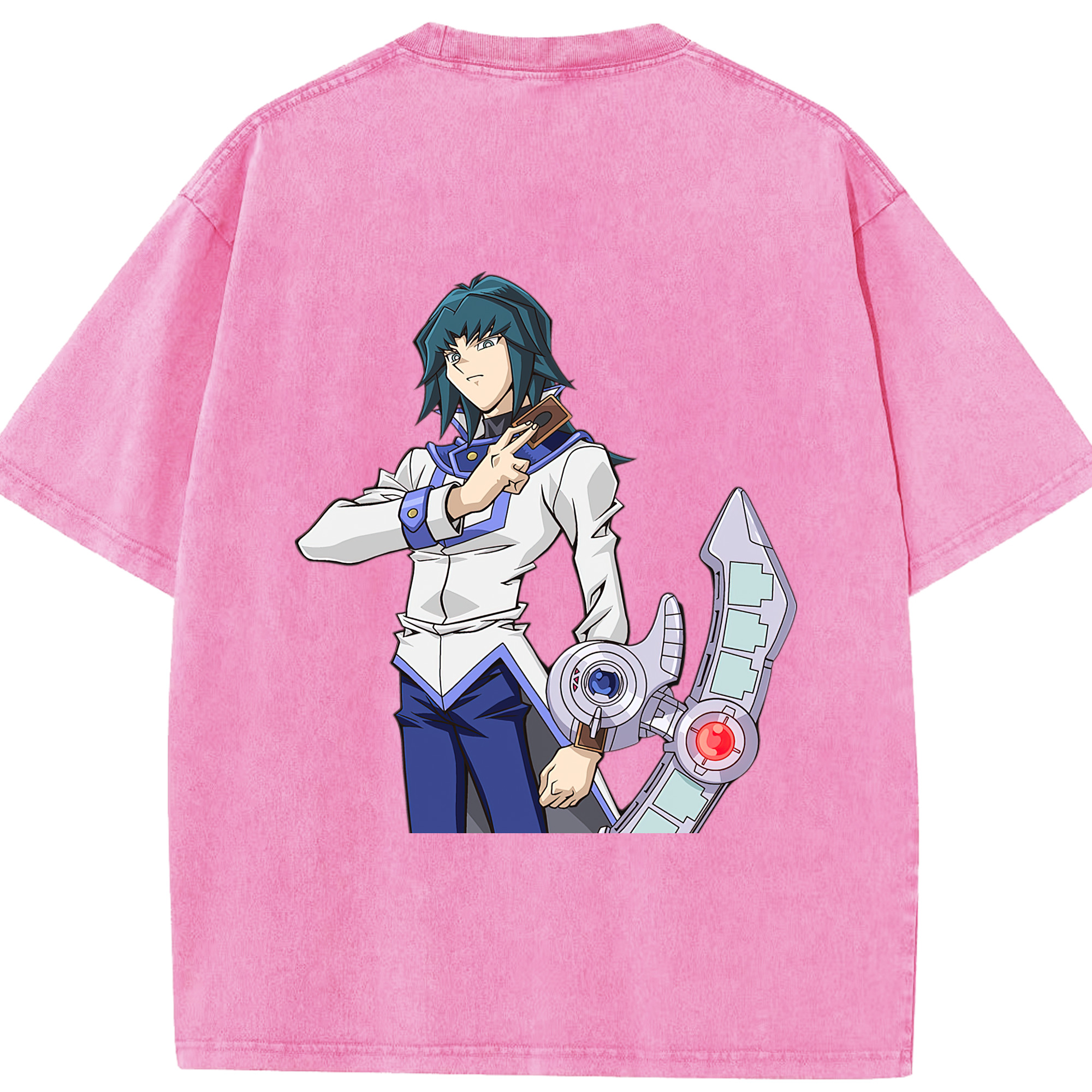 （画像用） 遊☆戯☆王 Yu-Gi-Oh! 綿100% ヴィンテージ風 半袖Tシャツ（背面プリント）
